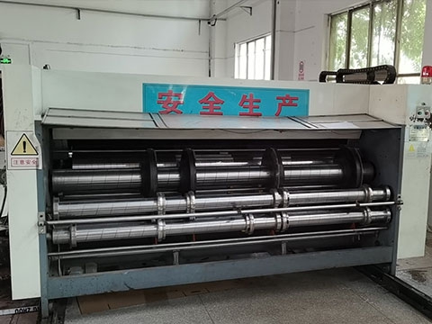 Printing slotting machine